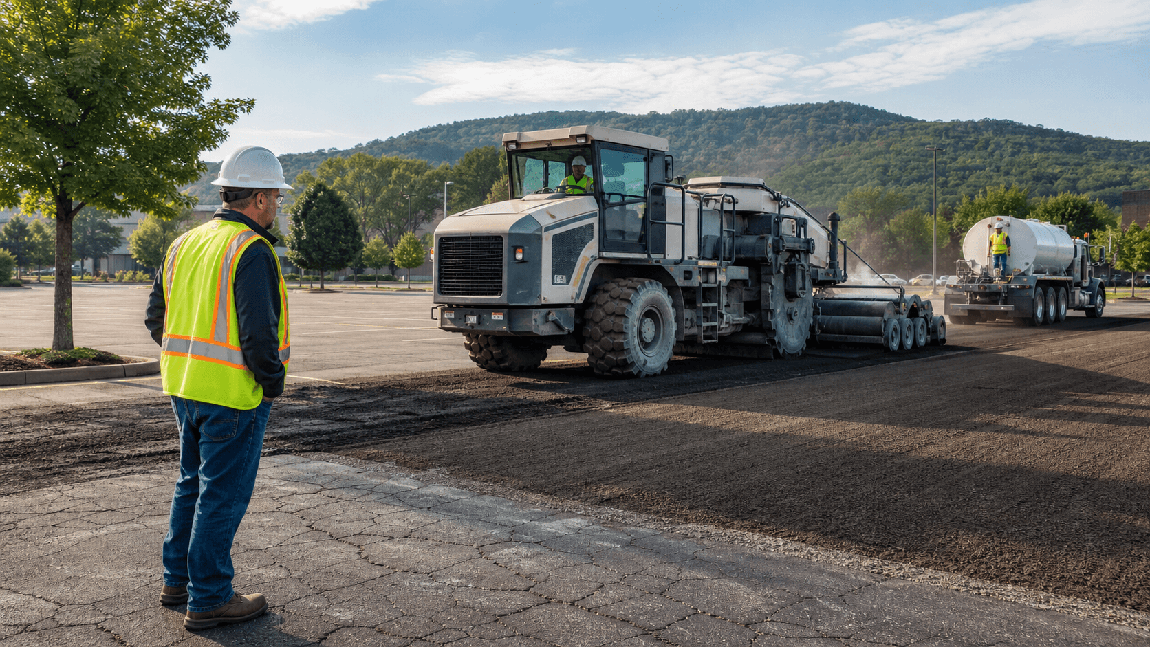 Why Pavement Reclamation Is Smart Before Fall in Chattanooga