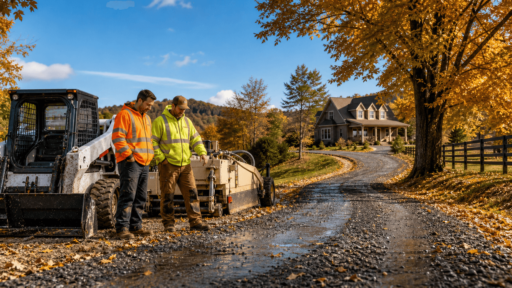 Why Reclaimed Driveways Hold Up Better in Chattanooga's Fall Weather